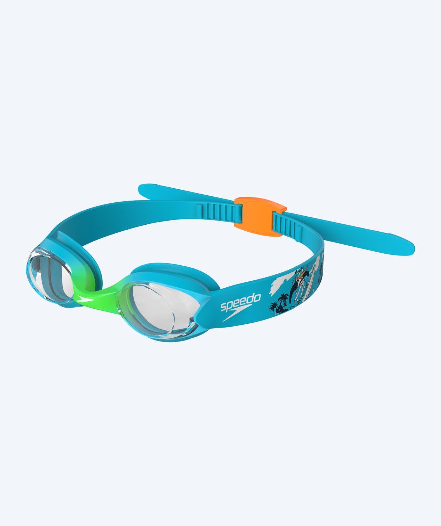 Speedo Schwimmbrille für Kinder (2-6) - Infant Illusion - Hellblau/Klar
