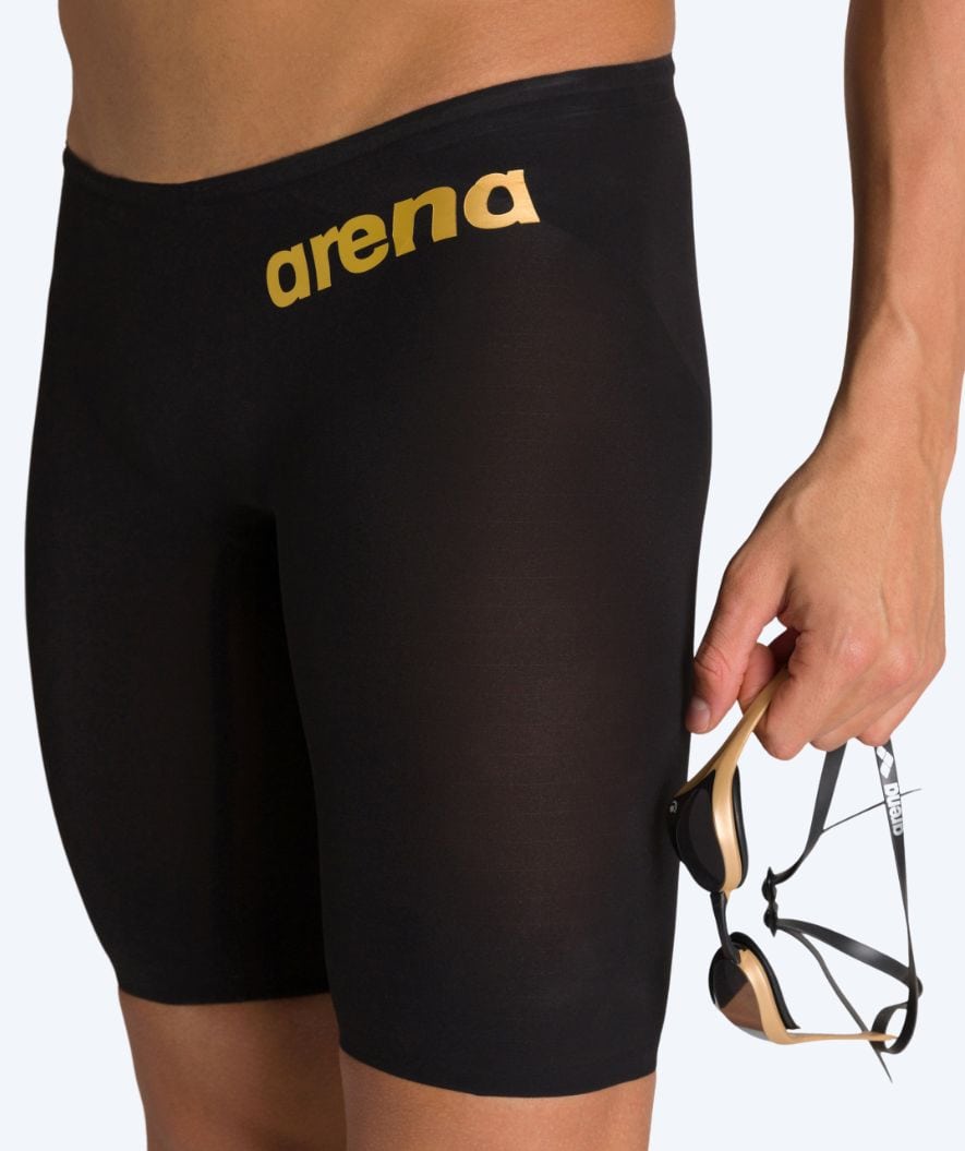 Arena Wettkampf Badehose für Herren - Powerskin Carbon Air 2 - Schwarz/gold