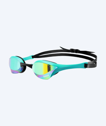 Arena Elite Schwimmbrillen - Cobra Ultra SWIPE Mirror - Hellblau/Gold