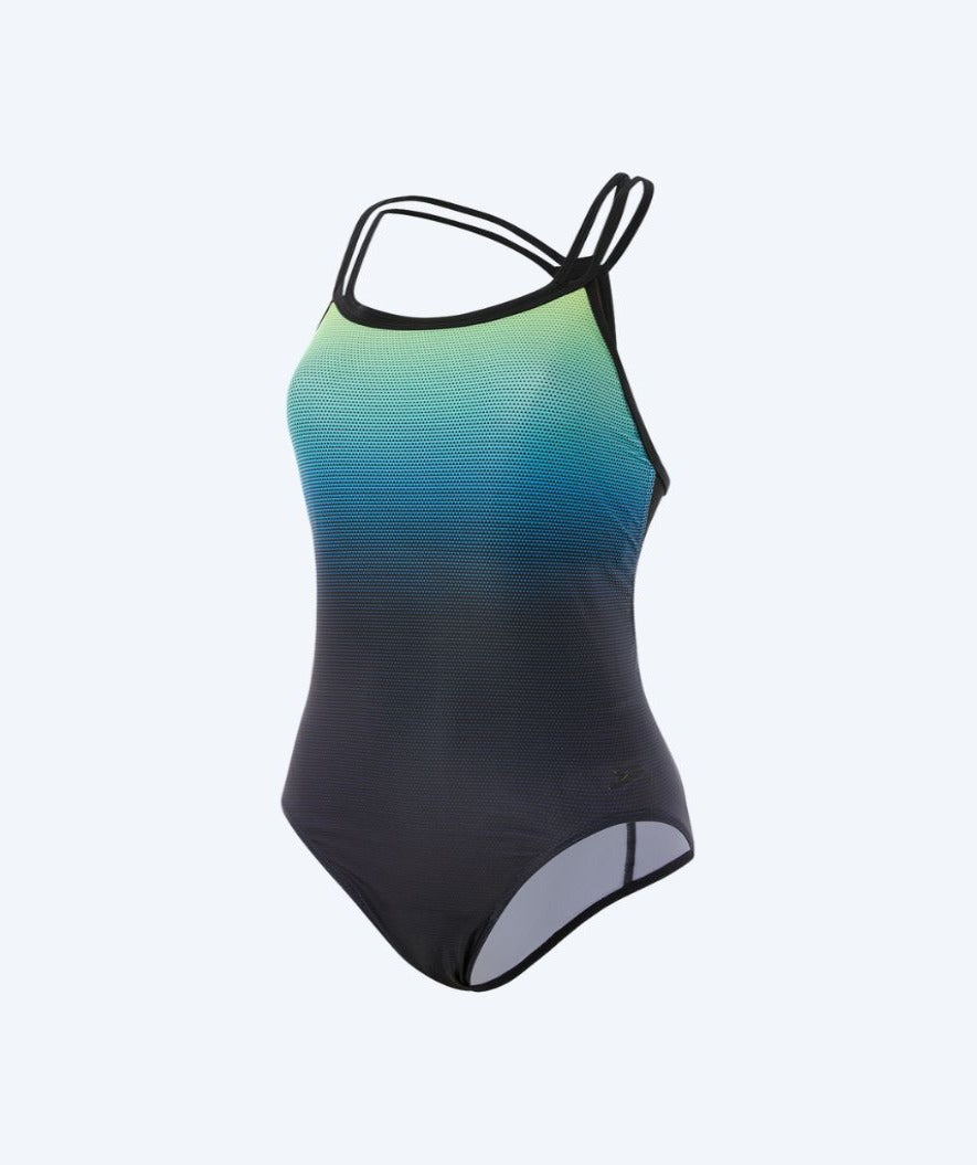 Speedo Badeanzug für Damen - Hydrosense Flowback - Blau/mehrfarbig