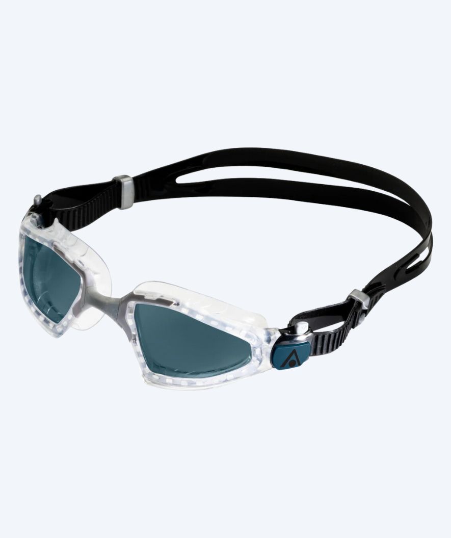 Aquasphere Schwimmbrille fürs Training - Kayenne Pro - Schwarz/klar (Smoke Scheiben)