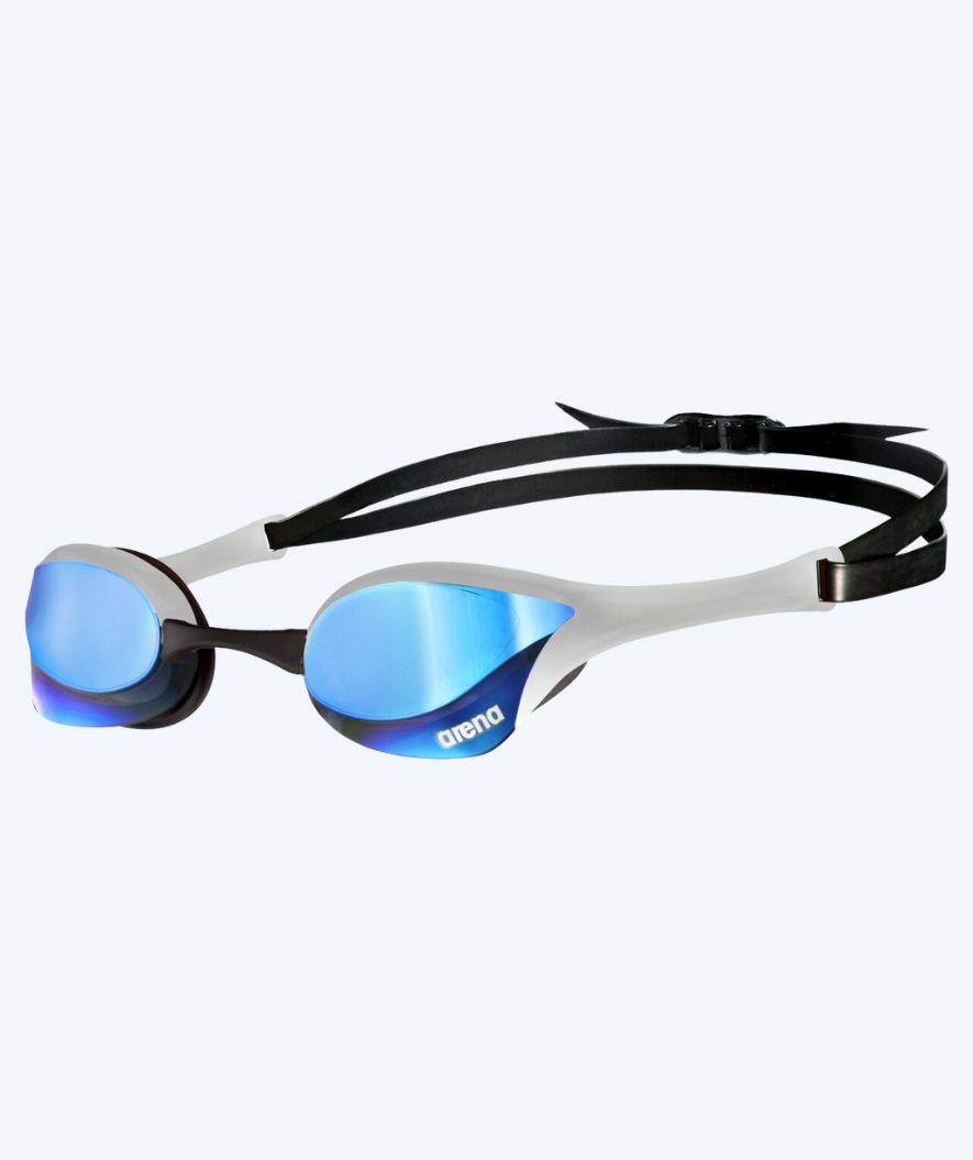 Arena Elite Schwimmbrille - Cobra Ultra SWIPE Mirror - Weiß/blau