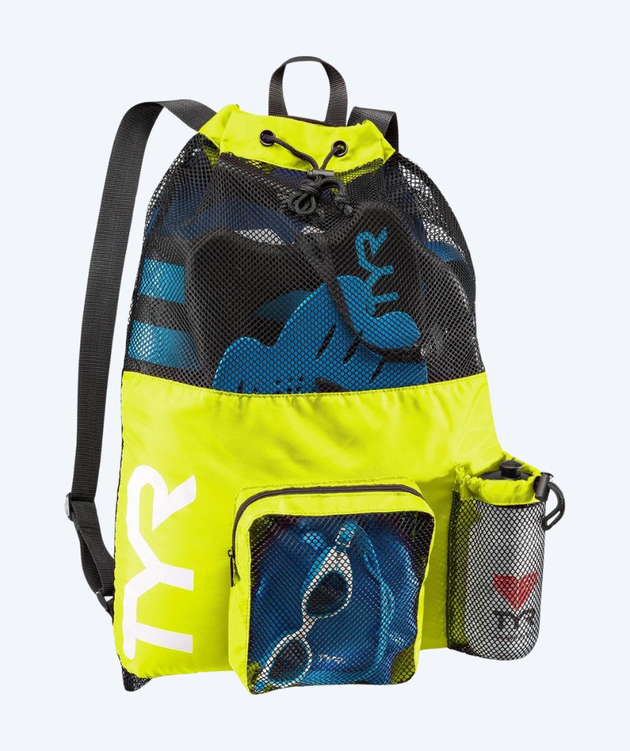 TYR Schwimmnet - Big Mesh Mummy 40L - Gelb