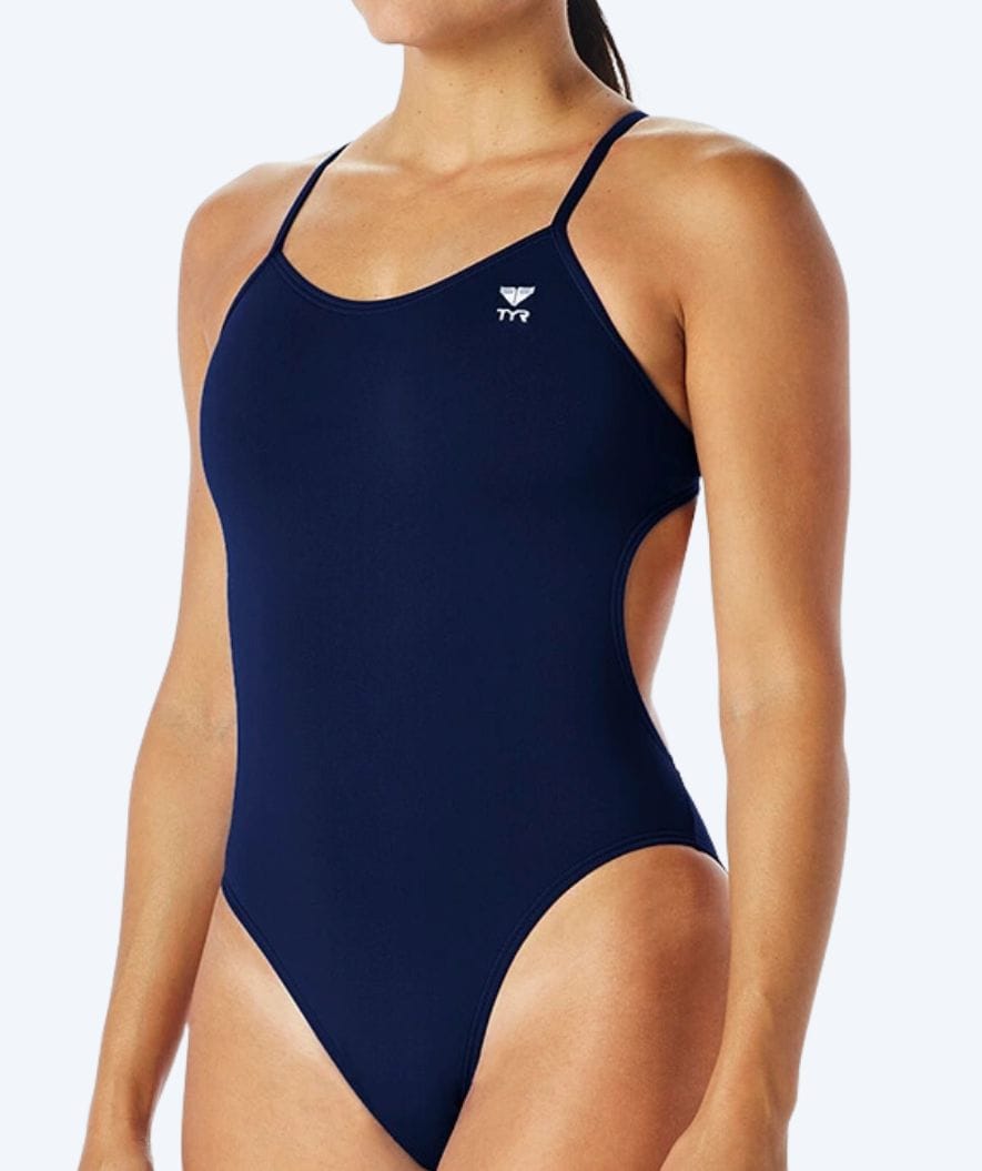TYR Badeanzug für Damen - Durafast Elite Cut - Donkerblau