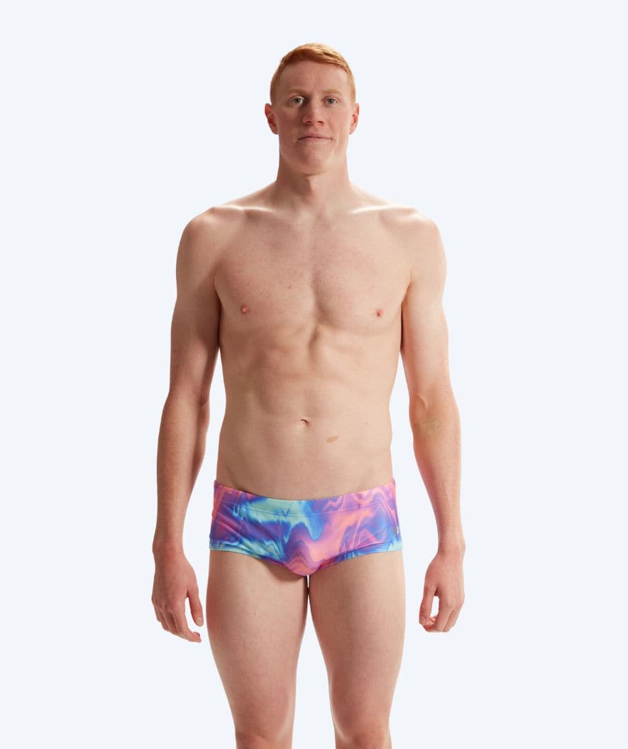 Speedo Trunks für Herren - Club Training Allover - Blau/lila