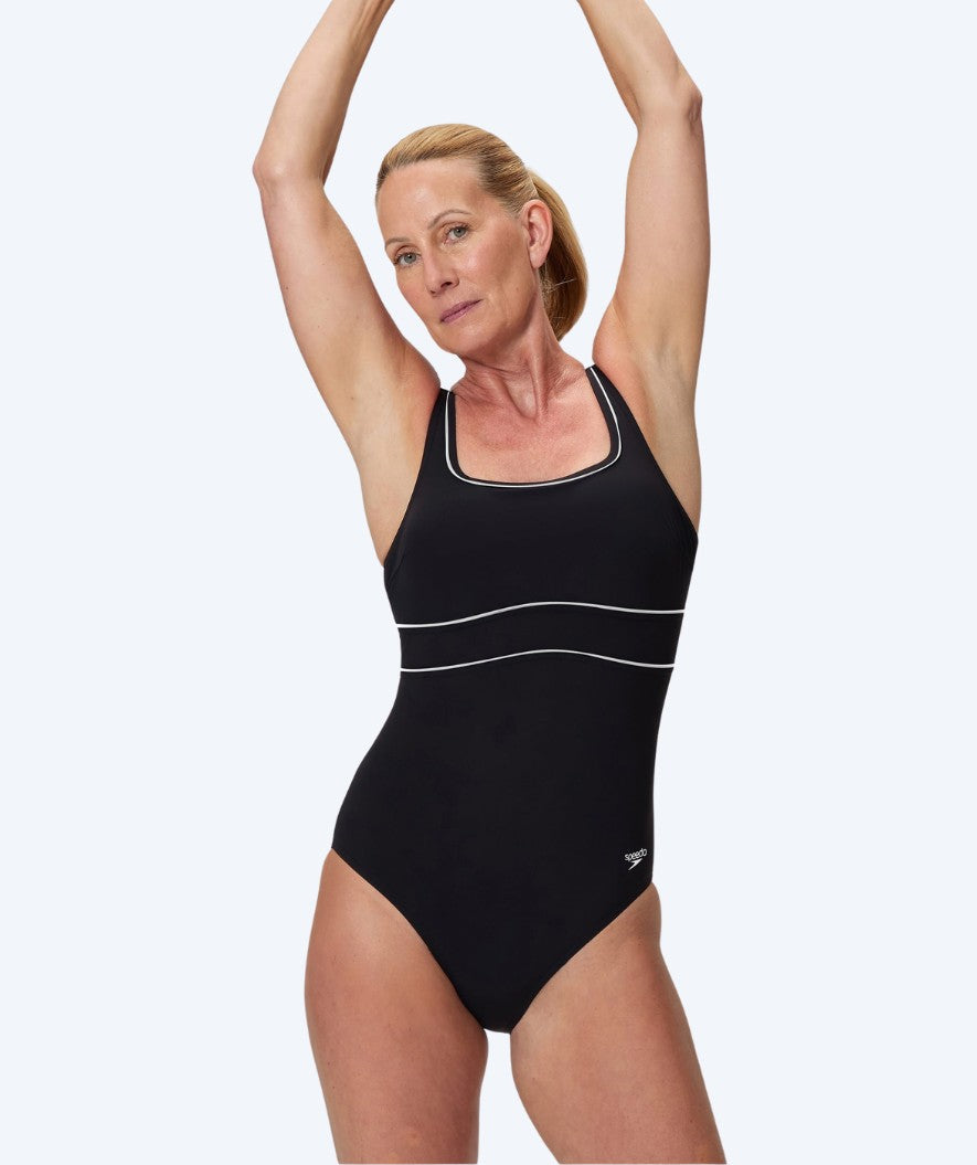 Speedo Badeanzug für Damen - Shaping ContourEclipse - Schwarz