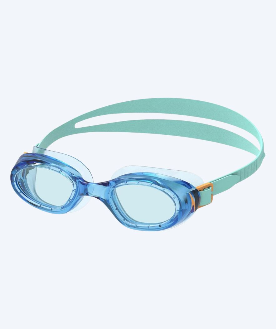 Speedo Schwimmbrille für Kinder (6-16) - Futura Hydrospex - Türkis/Blau
