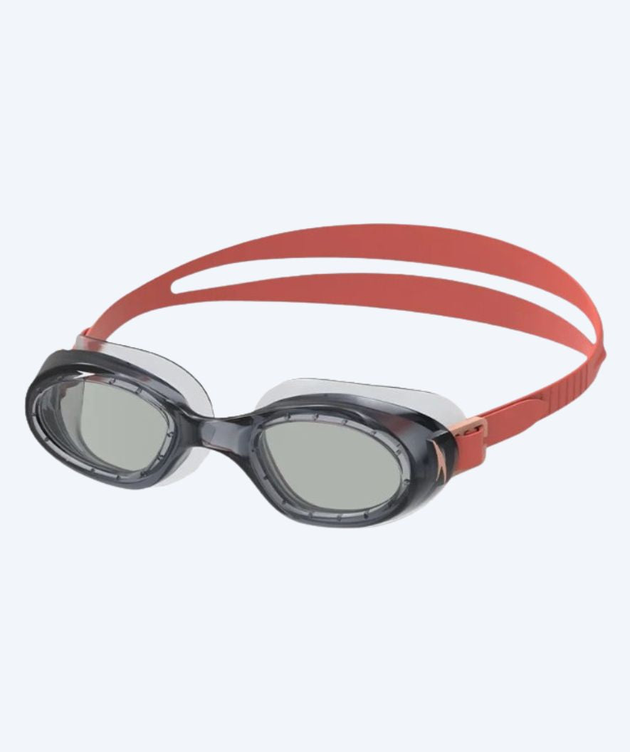 Speedo Schwimmbrille für Kinder (6-16) - Futura Hydrospex - Rot/smoke