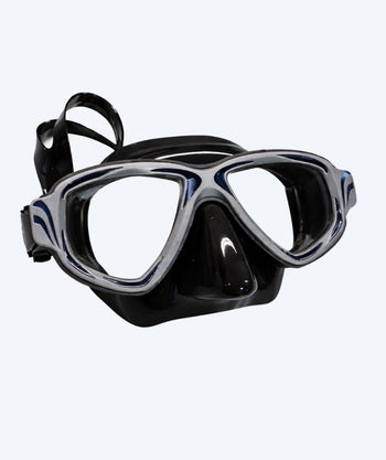 Primotec Tauchmaske mit Sehstärke - M200 (-1.0 – -8.0) und (+1.0 – +4.0) - Schwarz/Grau
