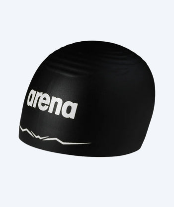 Arena Wettkampf Badekappe - Aquaforce Wave Cap - Schwarz/Weiß