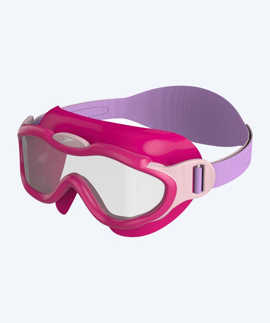 Speedo Schwimmbrille für Kinder (2-6) - Sea Squad Mask - Rosa/Lila