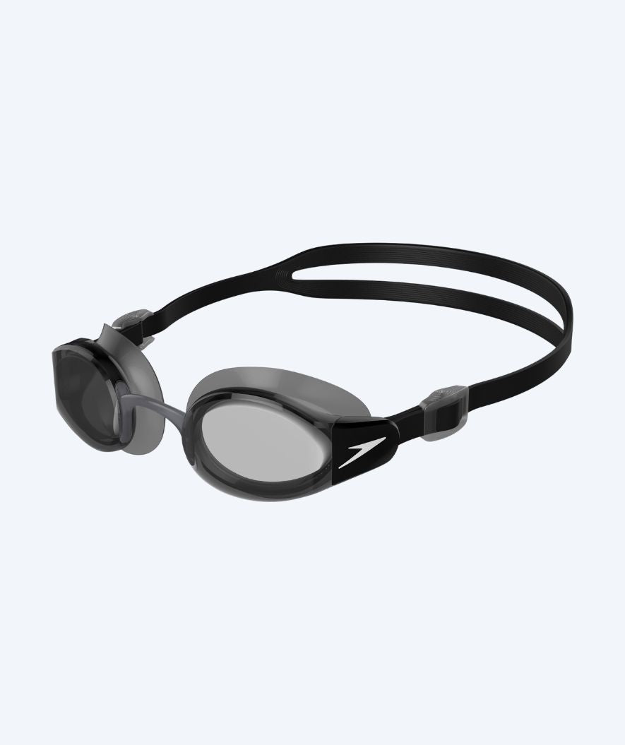 Speedo Schwimmbrille für Freizeitschwimmer - Mariner Pro - Schwarz (Smoke Scheiben)