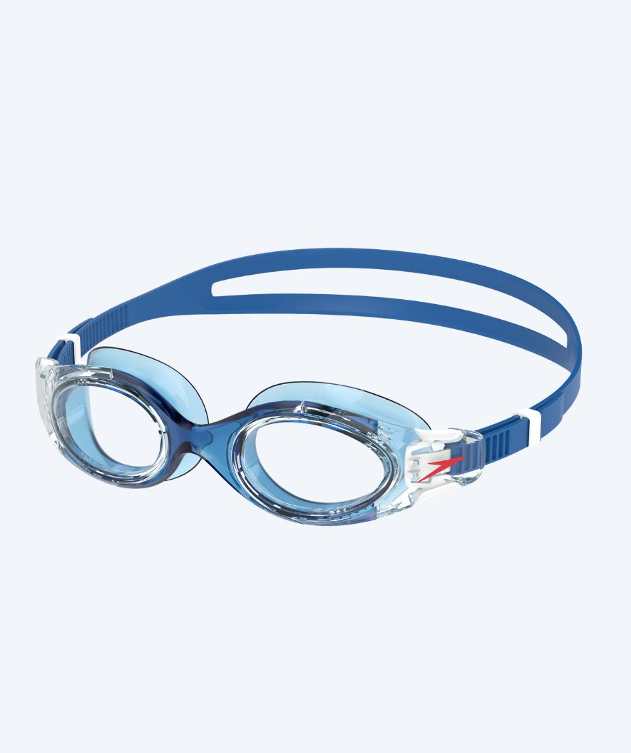 Speedo Schwimmbrille für Freizeitschwimmer - Hydrosity 2.0 - Hellblau/Dunkelblau