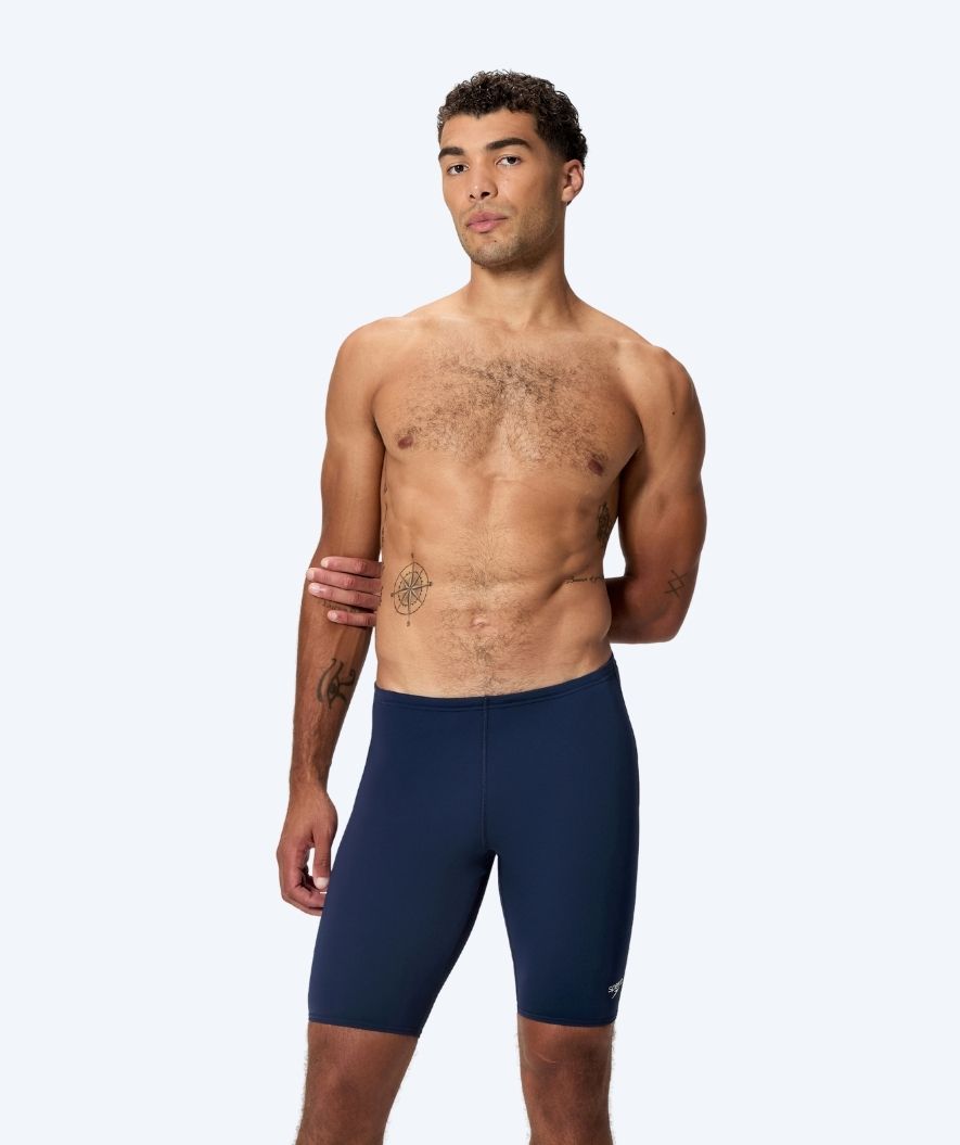 Speedo lange Badehose für Herren - Endurance Logo - Dunkelblau