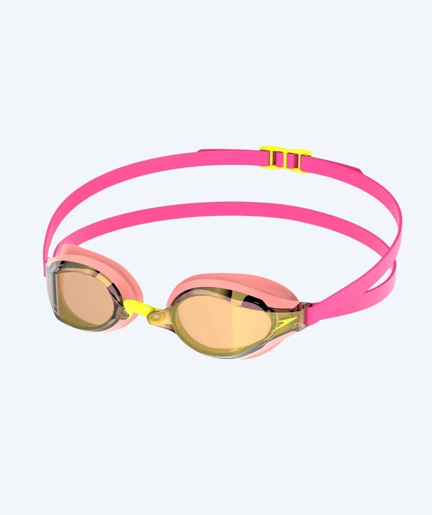 Speedo Elite Schwimmbrillen - Fastskin Speedsocket 2 Mirror - Hellrosa/Gold