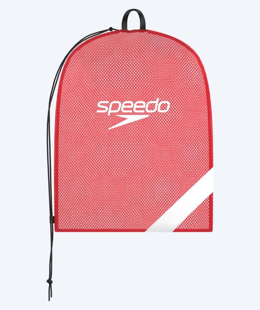 Speedo Netzbeutel zum Schwimmen - Team Mesh Bag XL - Rot