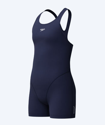 Speedo Badeanzug mit Bein für Mädchen - Endurance - Dunkelblau