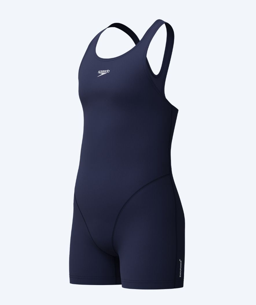 Speedo Badeanzug mit Bein für Mädchen - Endurance - Dunkelblau