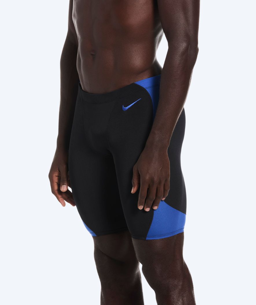 Nike lange Badehose für Herren - Hydrastrong Fly - Schwarz/Blau
