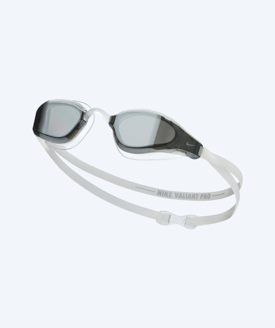 Nike Elite Schwimmbrillen - Valiant Pro Mirror - Weiß/Silber