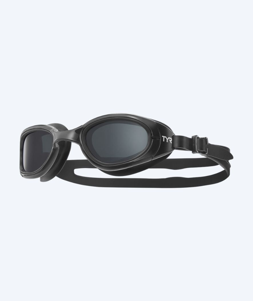 TYR Schwimmbrille - Special Ops 2.0 - Schwarz (Smoke Scheiben)