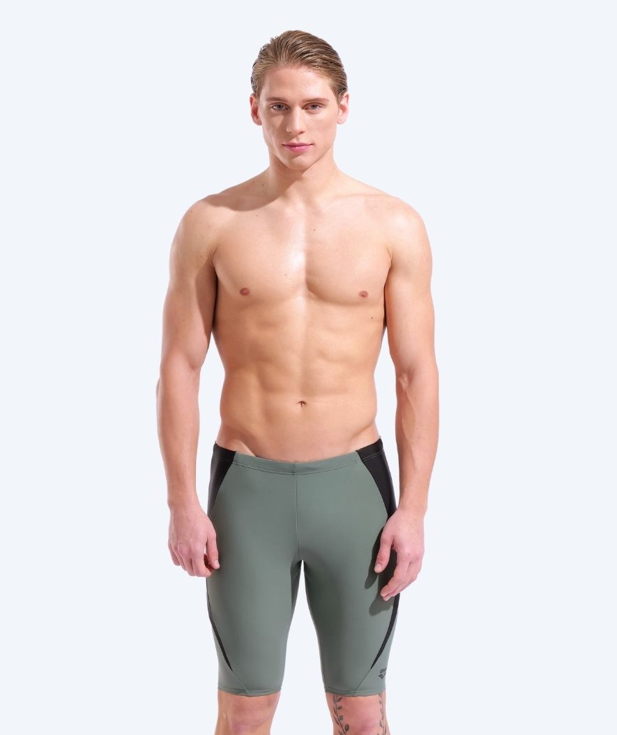 Arena lange Badehose für Herren - Kikko Panel - Grün/Schwarz