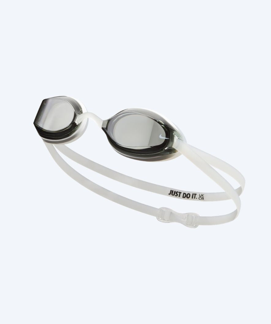 Nike Elite Schwimmbrillen - Legacy Comfort - Weiß (Smoke Scheiben)