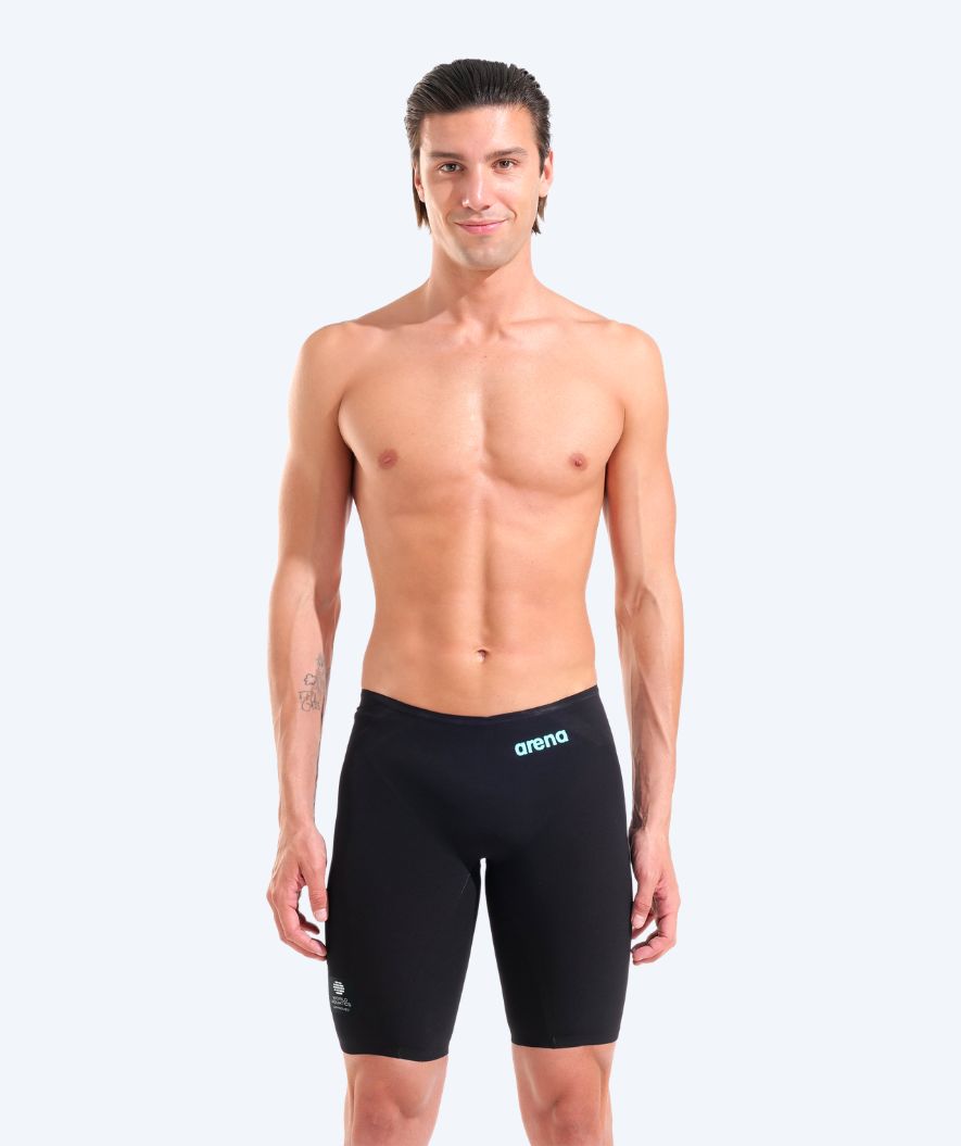 Arena Wettkampf Badehose für Herren - Carbon Air 3 - Schwarz/türkis