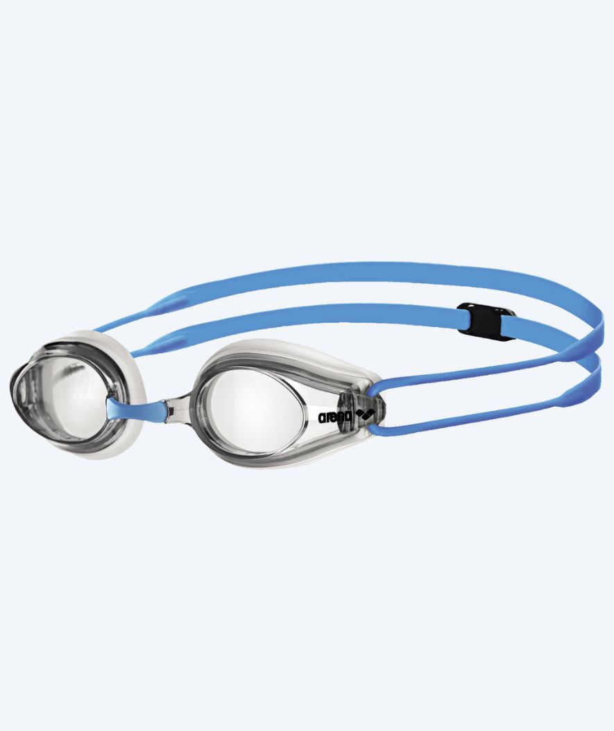 Arena Wettkampf-Schwimmbrille für Kinder (6-12) - Tracks - Hellblau