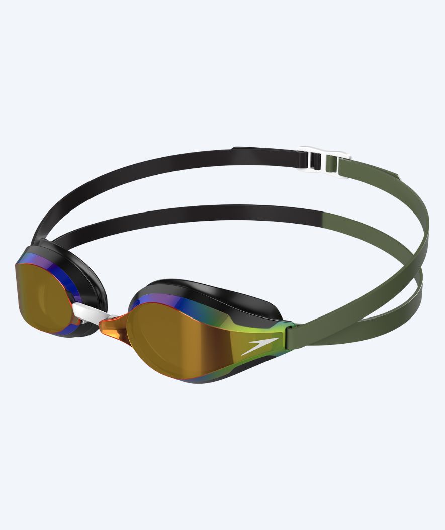 Speedo Elite Schwimmbrillen - Fastskin Speedsocket 2 Mirror - Grün/schwarz