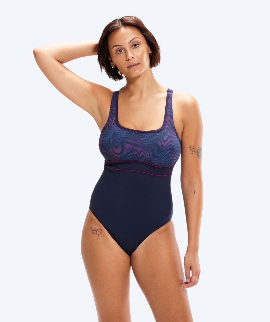 Speedo Badeanzug für Damen - Shaping ContourEclipse - Donkerblau