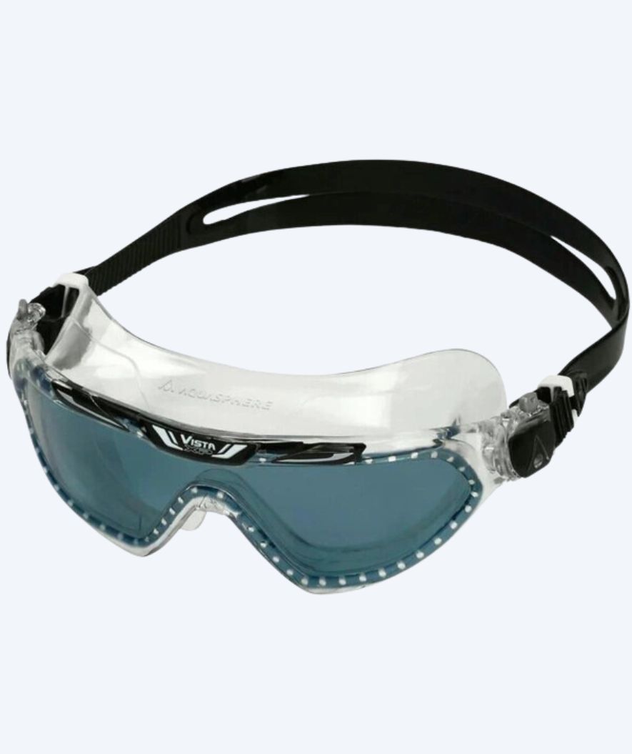 Aquasphere Schwimmmaske - Vista XP - Schwarz (Smoke Scheiben)