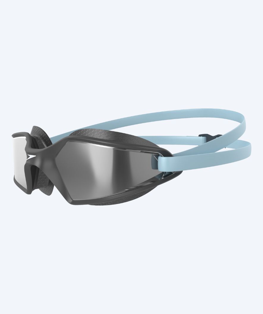 Speedo Schwimmbrille fürs Training - Hydropulse - Grau/silber (Mirror Scheiben)