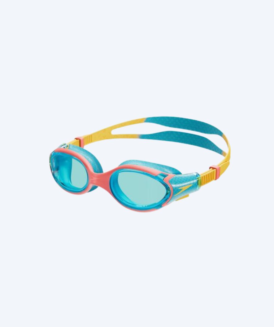 Speedo Schwimmbrille für Kinder (6-14) - Biofuse 2.0 - Blau/rot