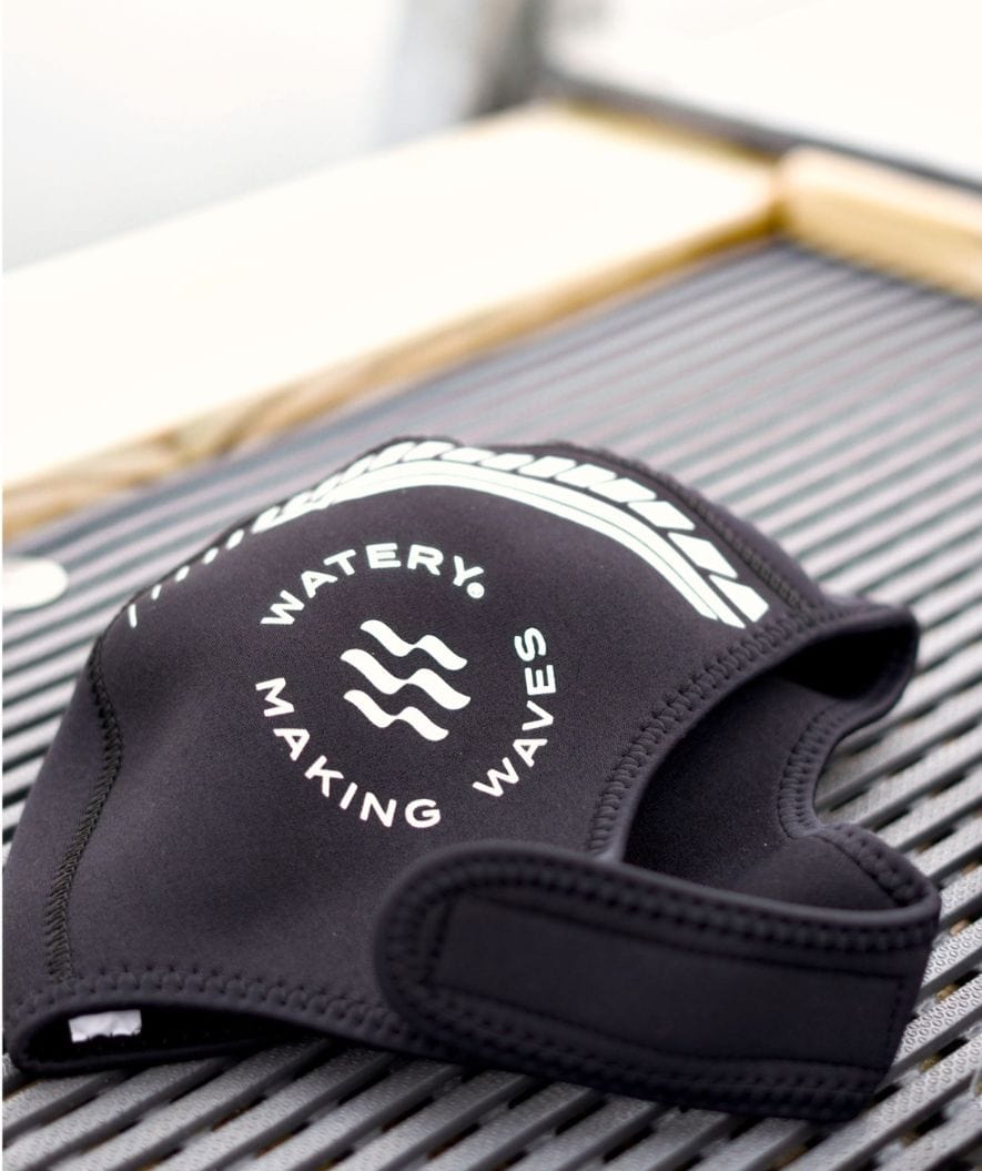 Watery Neoprenset - Thermal Reptile (3 mm) - Schwarz/silber