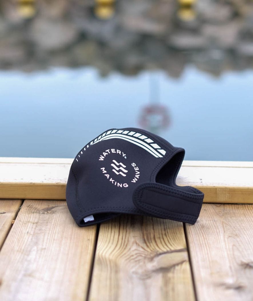 Watery Neoprenkappe - Reptile (3mm) - Schwarz