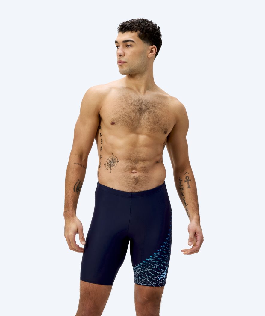 Speedo lange Badehose für Herren - Medley Logo - Donkerblau