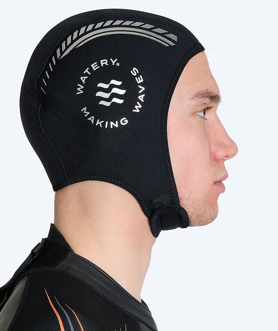Watery Neoprenkappe - Reptile (3mm) - Schwarz