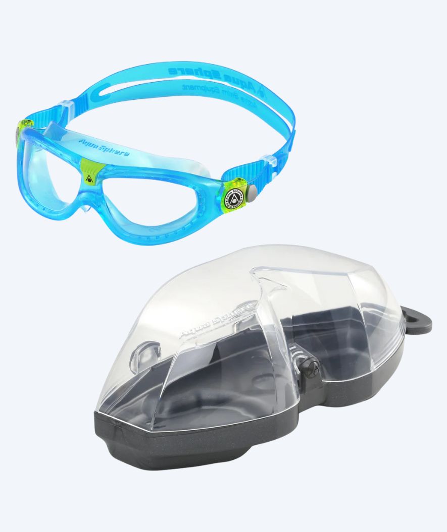 Aquasphere Taucherbrille für Kinder (3-10) - Seal 2 - Hellblau
