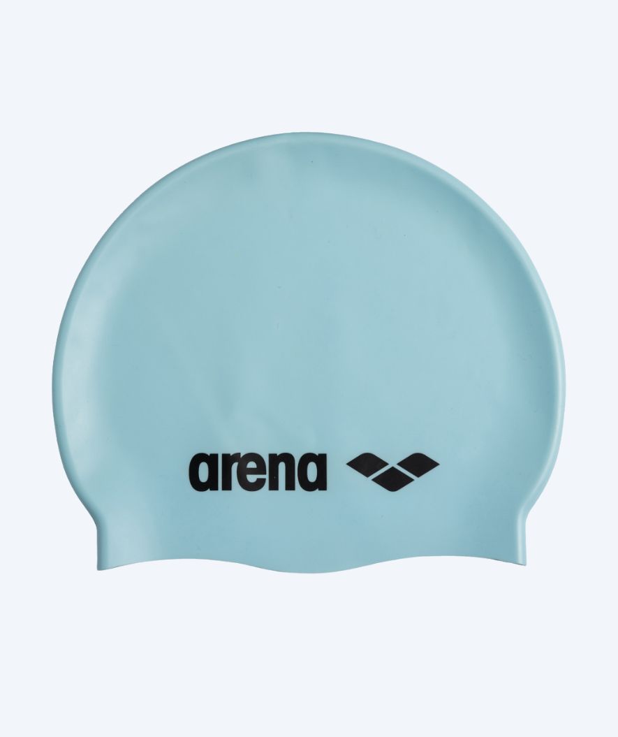 Arena Badekappe - Classic Silikone - Hellblau/schwarz