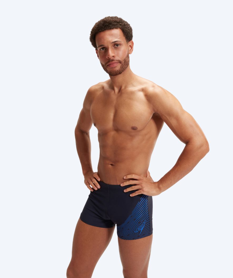 Speedo Aquashorts für Herren - Medley Logo - Dunkelblau/blau