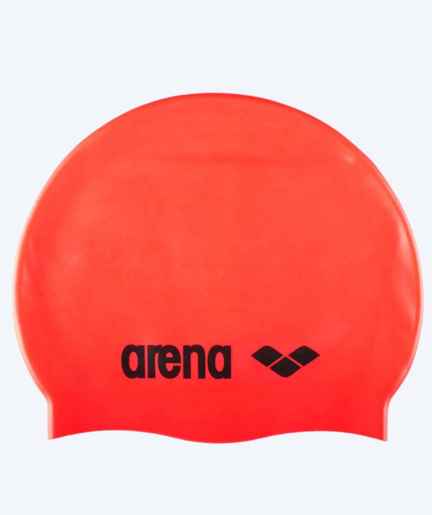 Arena Badekappe - Classic Silikone - Rot/schwarz