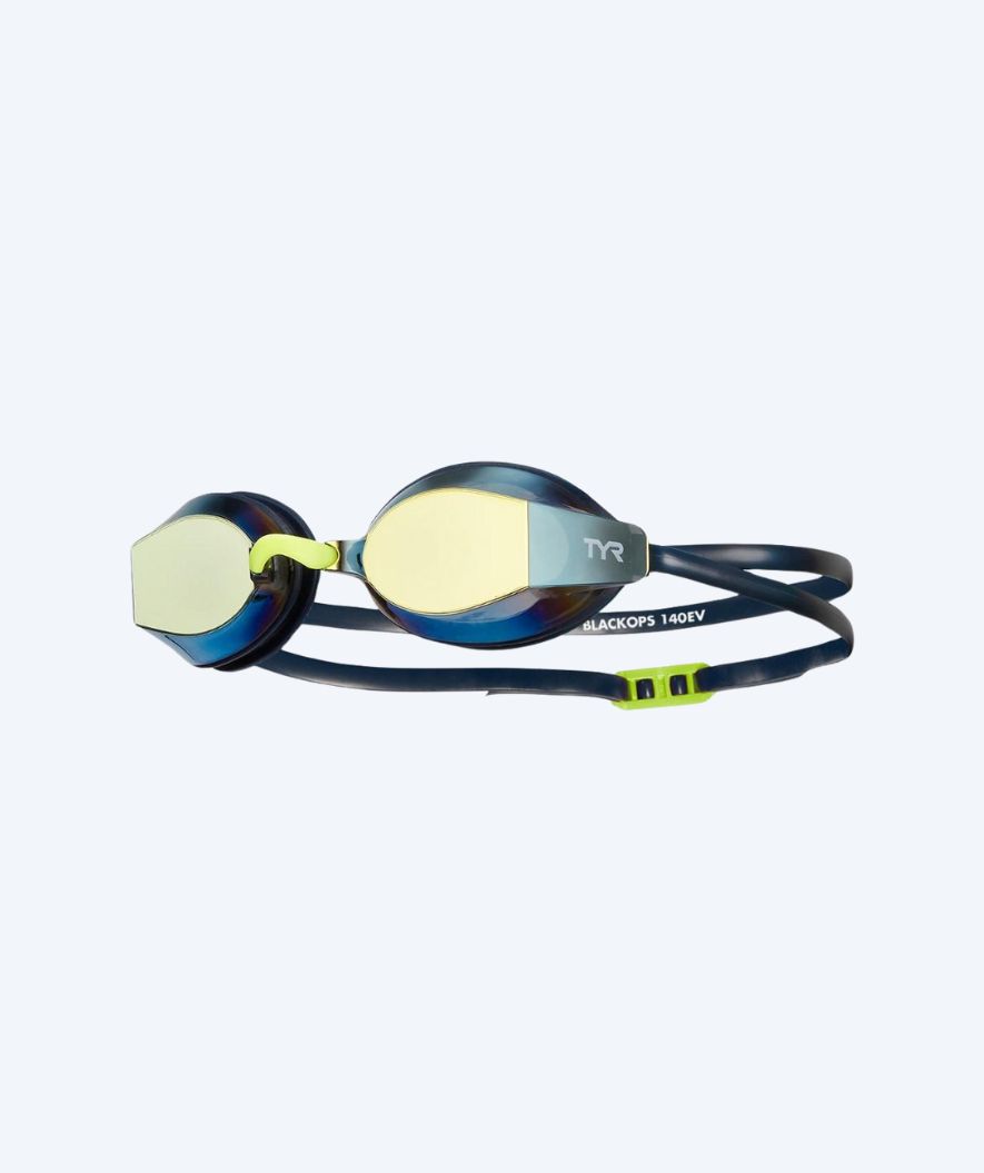 TYR Schwimmbrille - Blackops 140 EV Mirrored - Dunkelblau/gold