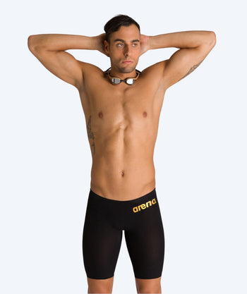 Arena Wettkampf Badehose für Herren - Powerskin Carbon Air 2 - Schwarz/gold