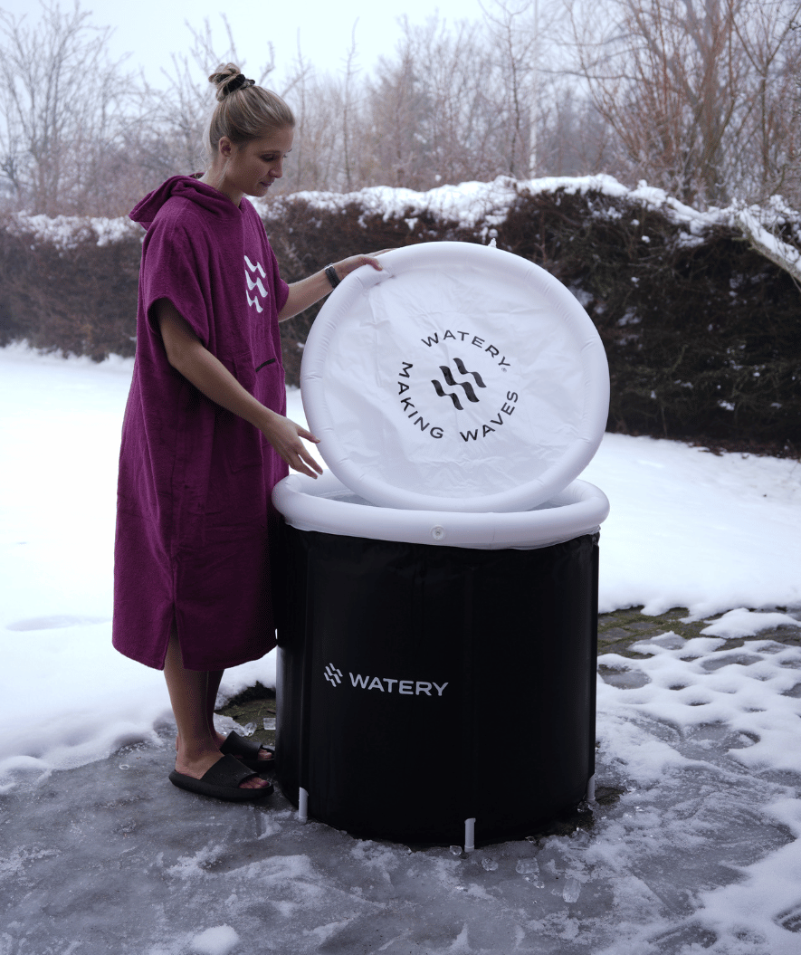 Watery aufblasbares Eisbad - Hero - Schwarz