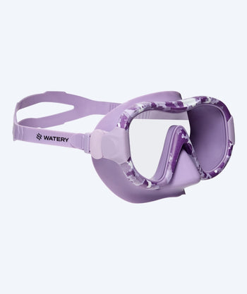 Watery Tauchmaske für Erwachsene (ab 12 Jahre) - Rudder Camo - Lila