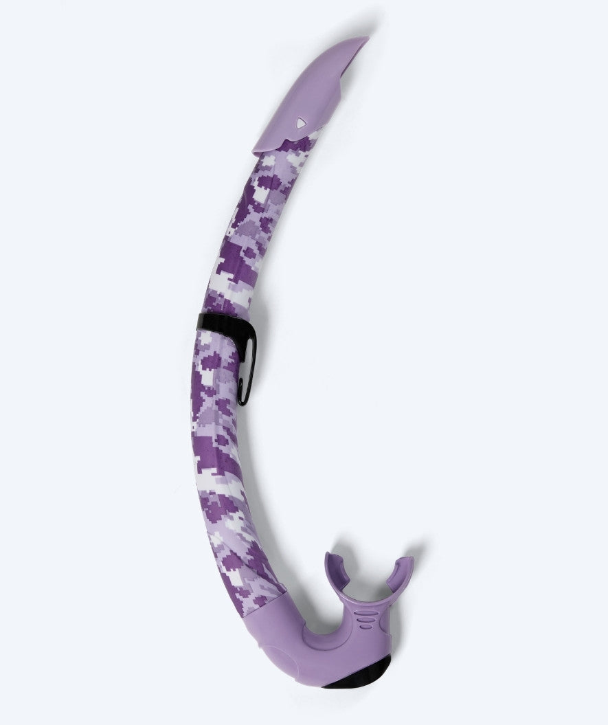 Watery Schnorchel für Erwachsene (ab 12 Jahre) - Rudder Camo - Lila