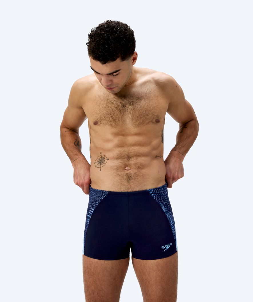 Speedo Aquashorts für Herren - Endurance Max Splice - Donkerblau/blau