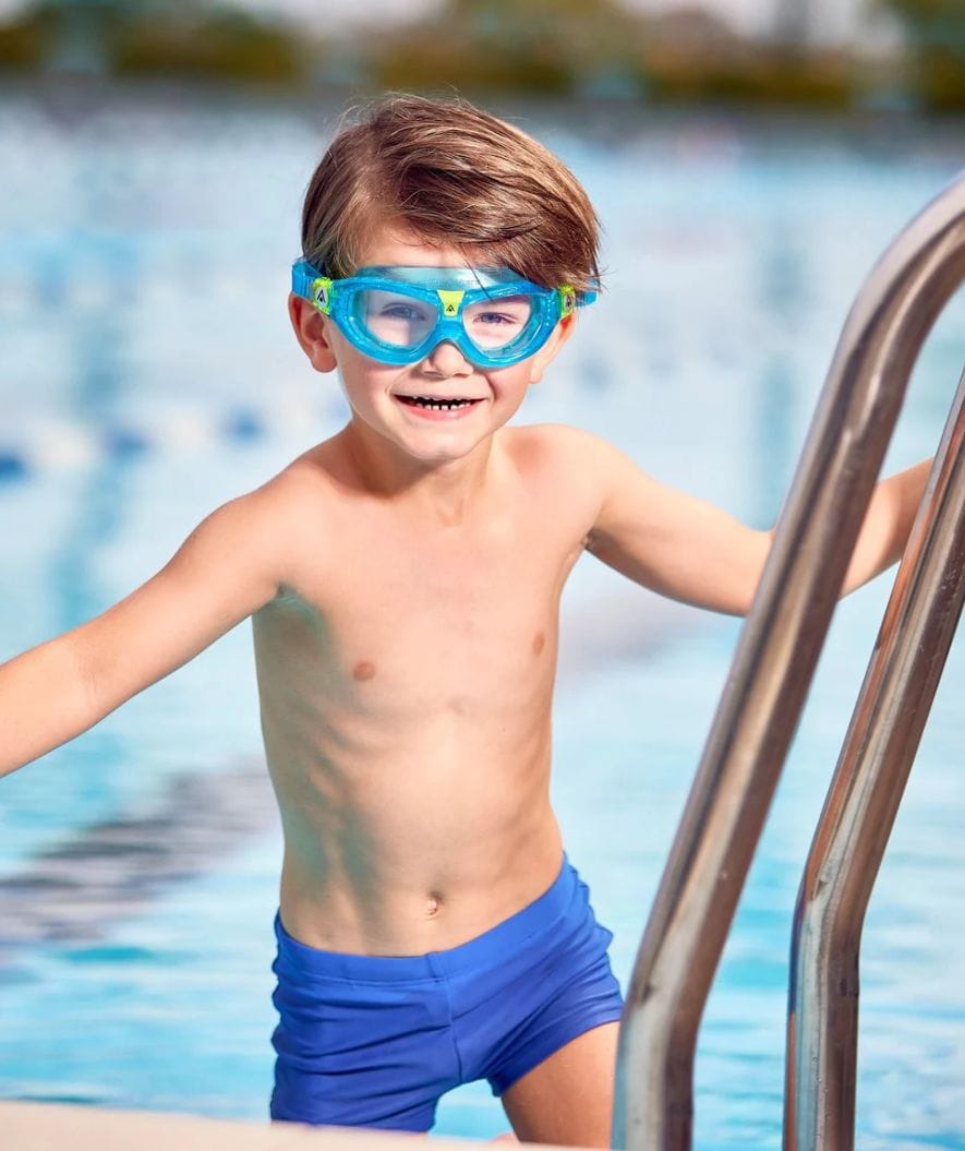 Aquasphere Taucherbrille für Kinder (3-10) - Seal 2 - Hellblau