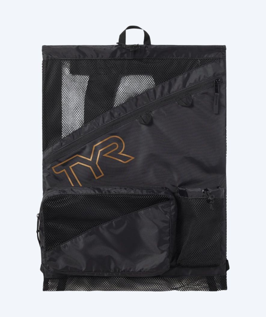 TYR Schwimmnet - Elite Team 40L - Schwarz/gold
